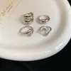 Anillo Abierto Irregular de Guisantes Brillantes Moda Ins Europea y Americana Anillo para el Dedo Versátil Anillo para el Dedo de Lujo Ligero de Alta Calidad para Mujeres