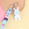 Chaveiro de Boneco 3D Desenho Animado Lembrança Chaveiro Pingente de Carro Brinquedo de Resina PVC Pingente de Bolsa
