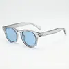 2025 Nuevas Gafas de Sol de Moda Transfronteriza con Clavos de Arroz Marco Redondo para Mujer Marco de Gafas Retro Gafas de Sol de Celebridad de Internet Gafas de Sol Protectoras Solares de Moda
