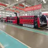 Línea de Vinculación de Impresión de Cajas Totalmente Automática Impresión de Tinta de Alta Velocidad, Ranurado, Troquelado y Pegado de Cajas Línea de Producción Procesamiento de Cajas