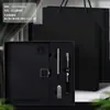 Cuaderno de Negocios Caja de Regalo con Logo Personalizado Bloc de Notas de Oficina Set de Regalo Personalizado Corporativo Cuaderno Grueso Conveniente