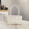 Coreia do Sul Vazio Tecido Cesta de Férias Bolsa Nicho Pingente Chave Praia Compras Axila Portátil Designer Novo