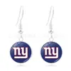 Suministro Transfronterizo de Accesorios del Mundial, Aretes de 16 Equipos de la NFL National Football League, Mercancía de Moda Europea y Americana para Aficionados