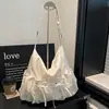 Bolso bandolera versátil para niñas de estilo coreano y japonés con puntos simples, nuevo bolso cruzado casual de gran capacidad, bolso de mano para el trabajo
