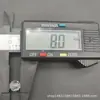 Cuentas Transparentes Facetadas de 8 mm, Cuentas Acrílicas con Agujero Pasante, Cuentas de Plástico con Agujero Recto, Cuentas para Pulseras Accesorios para Joyería DIY