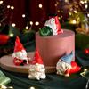 Pequenos Presentes de Natal, Artesanato de Velhinhos Sem Rosto de Natal, Enfeites Fofos Feitos à Mão, Enfeites Fofos de Resina para Mesa