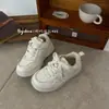 Zapatos de Skate para Niños 2026 Otoño Nuevo Estilo Coreano Zapatos Infantiles Zapatos Deportivos para Niños Estudiante Versátil Casual Zapatos Blancos Niñas