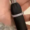Anel Aberto Listrado Quadrado de Zircônia Feminino Pequeno Celebridade da Internet Elegante Anel de Dedo Alimentício Versátil Moda Nova Joia Atacado