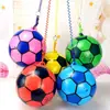 Venta Caliente al por Mayor Juguetes para Niños Puesto del Mercado Nocturno Bola de Cuerda de Colores Balón de Fútbol Inflable Elástico Cadena Pelota de Sandía