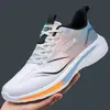 Zapatos de hombre de gran tamaño con adhesivo en frío, nuevos zapatos de malla transpirable, zapatos casuales, zapatillas deportivas ultraligeras, zapatillas de running con suela blanda antideslizante y amortiguadoras