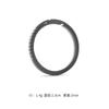 Llavero Anillo Lateral de Empuje Aleación de Titanio Tc4 EDC Portátil para Exteriores Colgante Transfronterizo En Stock Resistente a la Corrosión Ahorrador de Esfuerzo Llavero