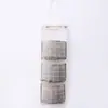 Bolsa de Tecido de Algodão e Linho para Pendurar Zakka Bolsa de Armazenamento de Tecido para Porta Traseira Bolsos de Armazenamento Pendurados Multi-Camadas