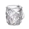 Cubo de Hielo Plástico Transparente Cubo de Hielo Comercial Cubo de Hielo Doméstico Resistente al Desgaste Acrílico Hotel Resistente a Caídas Engrosado Hielo Cerveza