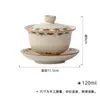 Dinastia Tang e Song Forno Ru Série de Esmalte Craquelado Bege Conjunto de Chá Kung Fu Bule Doméstico Gaiwan Três Talentos Xícara de Chá Acessórios para Cerimônia do Chá