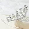 En stock nuevos accesorios de boda diadema corona de pedrería corona de cumpleaños infantil corona de ceremonia para adultos tocado al por mayor
