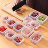 Caja del Compartimento Congelador del Refrigerador, Caja de Almacenamiento Sellada, Caja para Conservar Fresco, Cebolla, Jengibre, Ajo, Caja de Almacenamiento de Arroz, Organizador de Alimentos, Solución de Almacenamiento