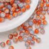 Cuentas de palomitas de maíz de vidrio agrietado de 10 mm, cuentas de vidrio pintadas, cuentas de joyería hechas a mano, accesorios de joyería antiguos de bricolaje al por mayor