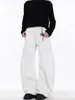 Fabricante Original Moda Harajuku Moderno Patchwork Plisado Hebilla Ajustable Scimitar Jeans Elegante Estilo Japonés Popular