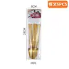 Amazon Transfronterizo Shangchao 6 Piezas Vajilla de Acero Inoxidable Cuchillo y Tenedor Cuchara Hotel Cuchillo y Tenedor para Steak Occidental Traje de 24 Piezas