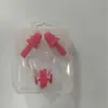 Conjunto de Clipe de Nariz e Tampões de Ouvido para Natação Infantil, Equipamento de Proteção contra Água Anti-Engasgo de Silicone Macio para Banho e Brincadeiras na Água, Pode Ser Personalizado pelo Fabricante
