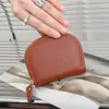 Portatarjetas de Cuero Genuino para Mujer, Piel de Vaca Curtida al Vegetal de Primera Capa, Estuche para Tarjetas Estilo Acordeón Mini Moderno, Billetera para Monedas, Almacenamiento de Monedas y Tarjetas Bancarias