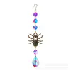 Amazon Nuevo Atrapasol Araña Abeja Escarabajo DIY Decoraciones de Atmósfera de Halloween Adornos Colgantes para Exteriores Cortina de Cuentas