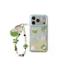 Funda de Teléfono Móvil Estilo Coreano Verano Playa Árbol de Coco Manzana 18Promax Adecuada para Iphone16Pro Doble Capa 15Pro17