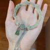Nuevo Loto Chino Loto de alta calidad nuevo Loto de Luna Blanca Hielo Chino pulsera de nicho sensación fría imitación pulsera Xiuyu