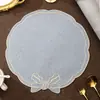 Tapetes de Mesa Bordados Atacado Transfronteiriço, Tapetes Resistentes ao Calor, à Prova de Óleo, Impermeáveis, Resistentes a Manchas, Tecido de Alta Qualidade Bordado Tapetes de Mesa de Jantar Ins