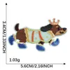 Dibujo Animado Autoadhesivo Mini Lindo Perrito DIY Accesorios de Ropa Decoración Funda de Teléfono Taza de Agua Parche Parche de Tela Bordado