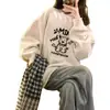 Sudadera de cuello redondo para mujer extremadamente elegante, fina, moda popular nueva de principios de otoño 2026, chic, con forro polar de invierno, top sin capucha