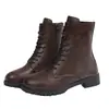 Comercio Electrónico Transfronterizo Tallas Grandes Otoño/Invierno 2026 Nuevas Botas de Tobillo Chelsea con Tacón Grueso Estilo Británico Moda Casual con Cremallera Lateral para Mujer