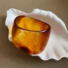 Pulsera Ancha Geométrica Irregular de Resina Transfronteriza Europea y Americana Estilo Vacacional Simple Nicho Joyería Exagerada de Gama Alta para Mujeres