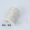 Cadena de O-ring para aspiradora, cadena cruzada, cadena para joyería DIY, cadena de emparejamiento, rollo completo de metro, cadena hecha a mano con color duradero, chapada, collar de cadena, accesorios de joyería