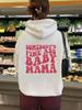Talla Europea Transfronteriza Talla Europea Otoño e Invierno Ropa Europea y Americana Sudadera con Capucha de Manga Larga con Estampado de Letras