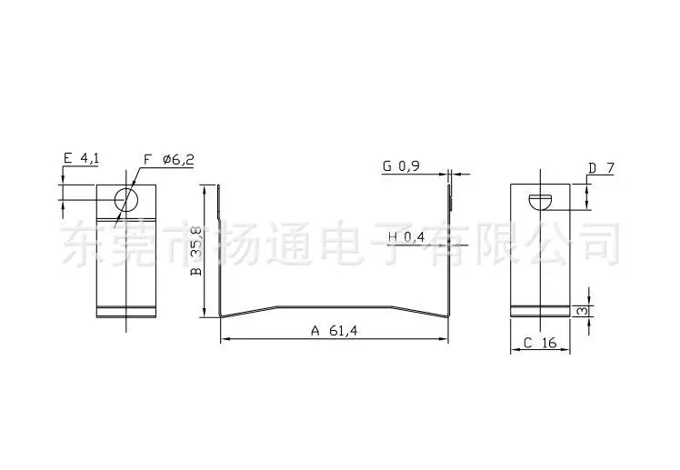 FK ETD59钢夹  0.5  0.54  0.58