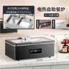 Calentador de buffet, calentador de alimentos eléctrico, estufa de buffet, calentador visible con tapa abatible, olla para calentar el desayuno de cafetería de hotel