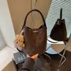 Bolsa Cubo Vintage de Gamuza Invierno 2026, Bolso Simple y Elegante, Bolso de Hombro y Cruzado Casual