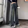 Jeans de maternidad, sin pretina, adecuados para usar en otoño, pierna ancha, casual, corte holgado, estilo de pierna recta, colección de primavera y otoño, pantalones para el principio del embarazo