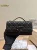 Nuevo bolso de cadena con lazo de la marca D, bolso de hombro acolchado con cadena, bolso cruzado, diseño simple, venta al por mayor del fabricante