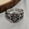 Anillo Pangrei de Primera Generación Taiyin para Hombre Anillo de Nube Anillo de Cola Retro Moderno Personalizado Hegemónico del Tiempo