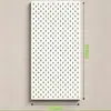 Tablero Metálico Perforado Magnético, Estante de Almacenamiento Multifuncional Engrosado, Divisor de Pared, Accesorios para Tablero Perforado Vertical