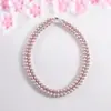 Collar de Perlas Artificiales Multicapa Doble Capa Accesorios Cadena para el Cuello de Mujer Cadena para la Clavícula Cadena para Suéter Retro Francés Gargantilla