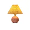 Lámpara de Mesa Retro Plegada, Estudio, Dormitorio, Luz de Noche, Decoración Romántica de Escritorio, Lámpara de Mesita de Noche Atmosférica con Protección Ocular, LED
