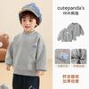 Sudadera de Terciopelo Kaka Panda para Niños Ropa de Invierno para Niños Tops Cálidos de Invierno para Niñas Ropa de Otoño e Invierno para Bebé Bebé
