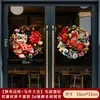 Pegatinas Estáticas para Ventana 2026 Año del Caballo, Decoraciones de Papel Recortado para el Festival de Primavera, Pegatinas de Vidrio para Año Nuevo, Pegatinas de Puerta con Carácter de Fortuna