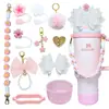 Botella de Agua Térmica Stanley Tapón Antipolvo Taza con Popote Tapa de Taza Correa de Mano Cordón para Botella de Agua Múltiples Estilos Versátiles Set