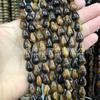 Gotas de água de pedra natural contas soltas Ágata de cristal furo reto gotículas de água lisa diy hairpin acessórios para cabelo produtos semi-acabados atacado