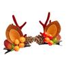 Accesorios para el Cabello de Navidad para Niñas Diadema con Cuernos de Reno Pequeños Accesorios de Disfraz para Bebés Pasador Nuevo Pasador Diadema