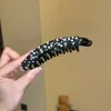 Herramienta de Fijación para Cola de Caballo Alta Plisada de Malla Pinza de Garra para Mujeres, Pinza Banana para la Parte Posterior de la Cabeza, Pinza Vertical, Pasador Accesorio para el Cabello